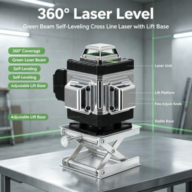 Laser Level Outdoor Bright Green - 6 라인 그린 레이저 레벨 3D