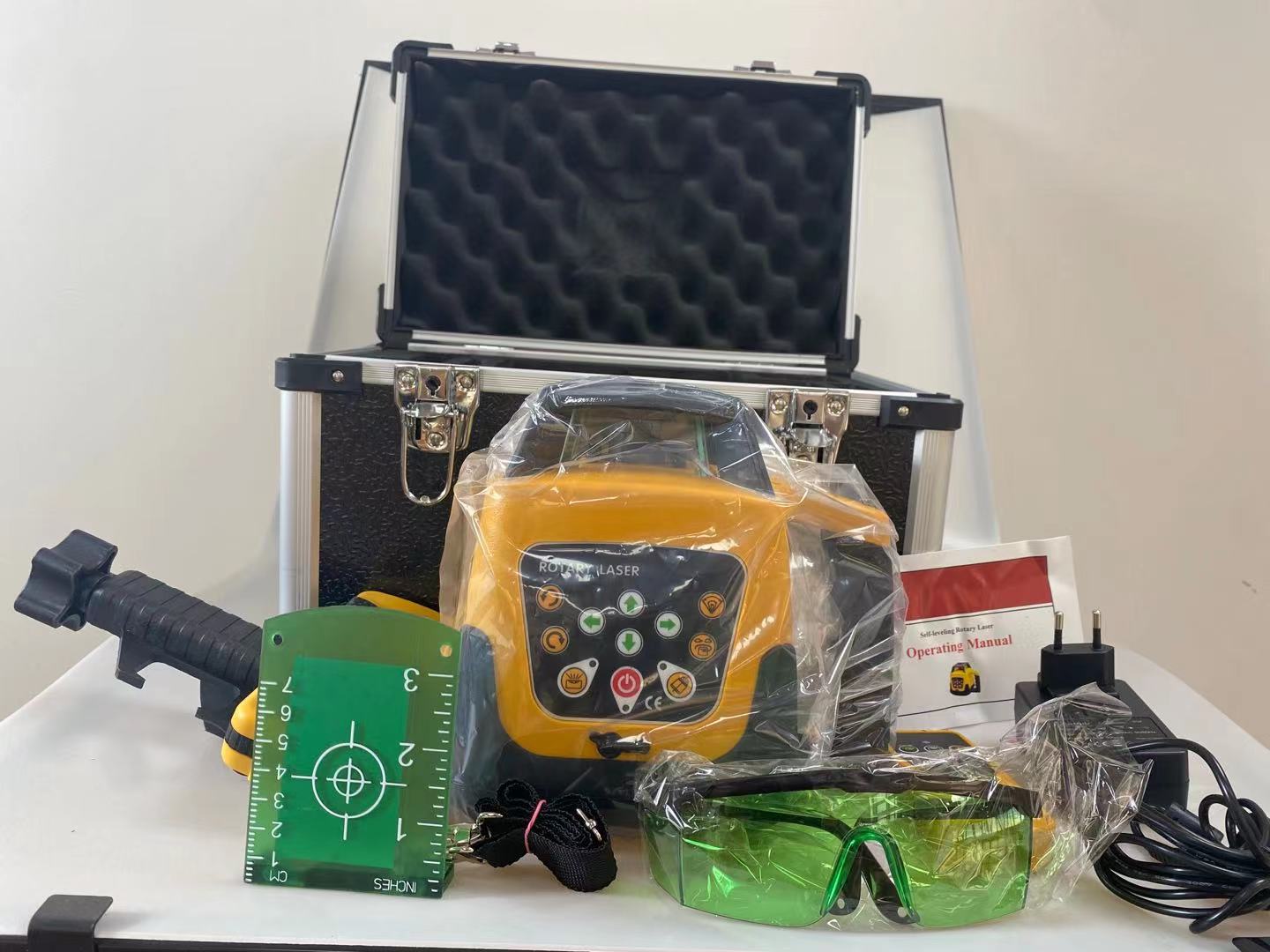 Rotary Laser Level 500M Range - 고정밀 자동 전자 셀프 레벨링 360