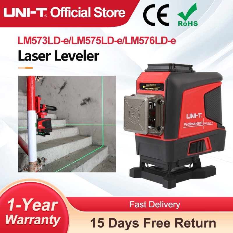 Green Beam Laser Level 12 Line - UNI-T LM573LD-E 12/16 라인 레이저 레벨러