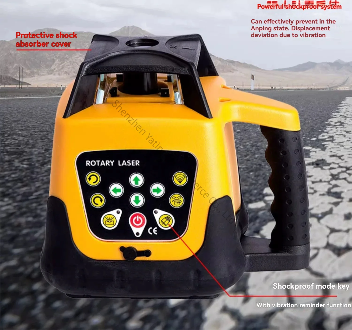 Rotary Laser Level 500M Range - 그린 빔 회전식 레이저 레벨 –