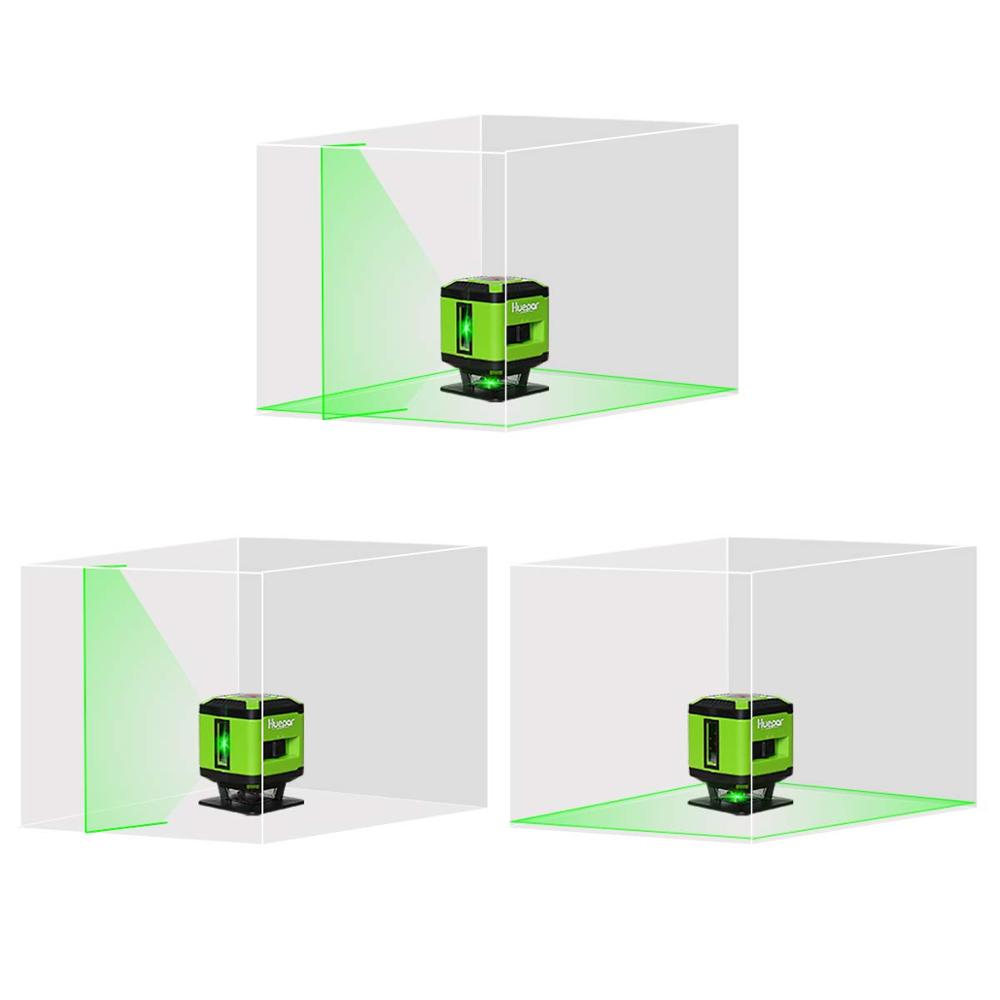 Cross Line Laser 360 Degree - 타일용 Huepar FL360G, 360도 수평 라인