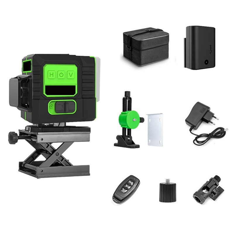 Laser Level Outdoor Bright Green - AB66-울트라 브라이트 12라인 그린 레이저 레벨
