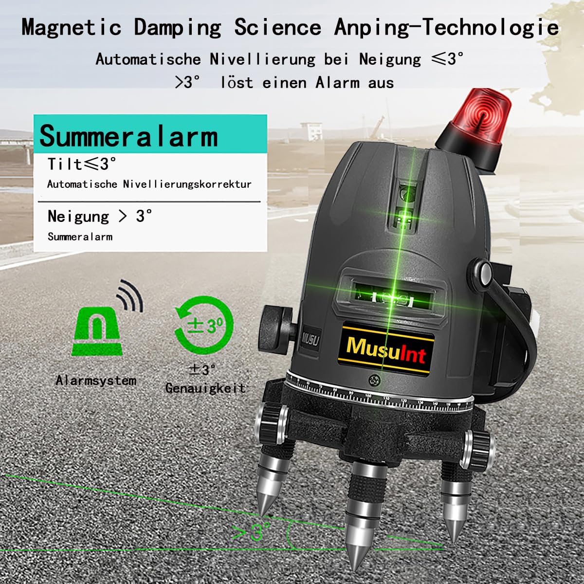 5라인 야외용 녹색 레이저 레벨 360 자동 수평 정밀 - Laser Level Outdoor Bright Green 리뷰 및 가격