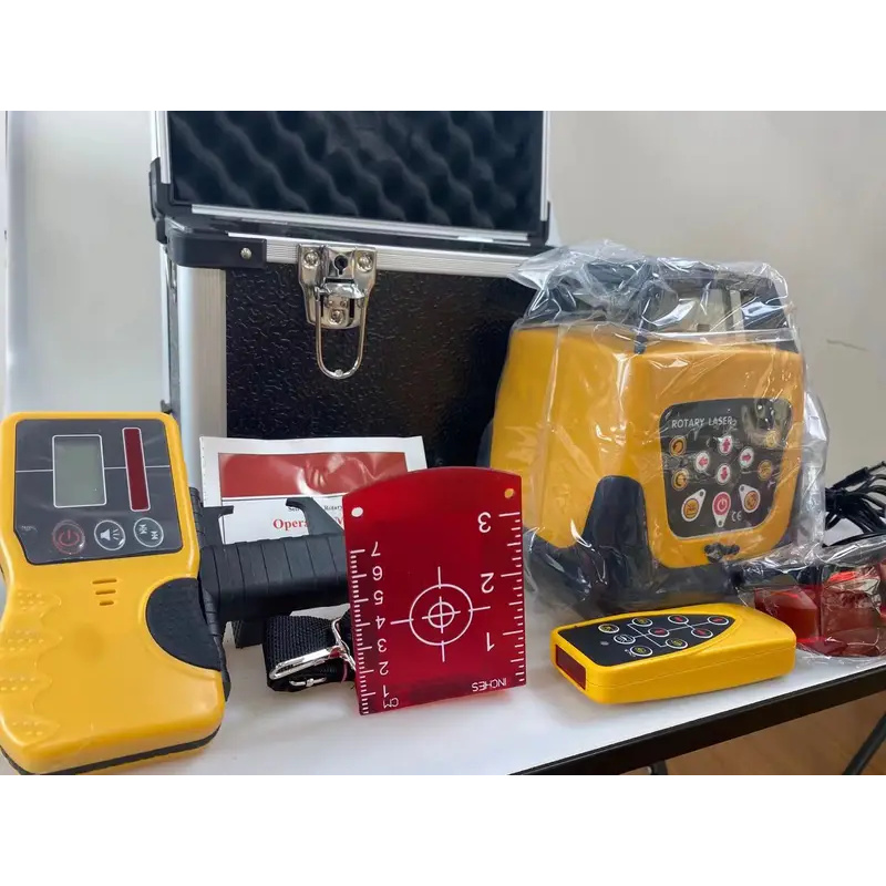 고정밀 자동 전자식 자가 수평 360도 회전 레이저 3 - Rotary Laser Level 500M Range 리뷰 및 가격
