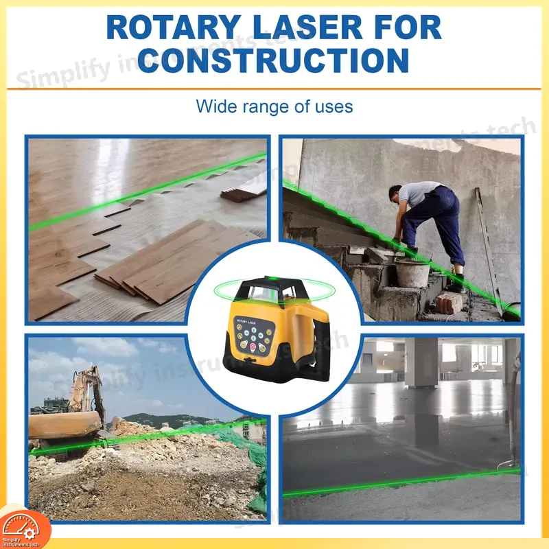 녹색 빔 회전 레이저 레벨 360도 자동 수평 조절 회 - Rotary Laser Level 500M Range 리뷰 및 가격