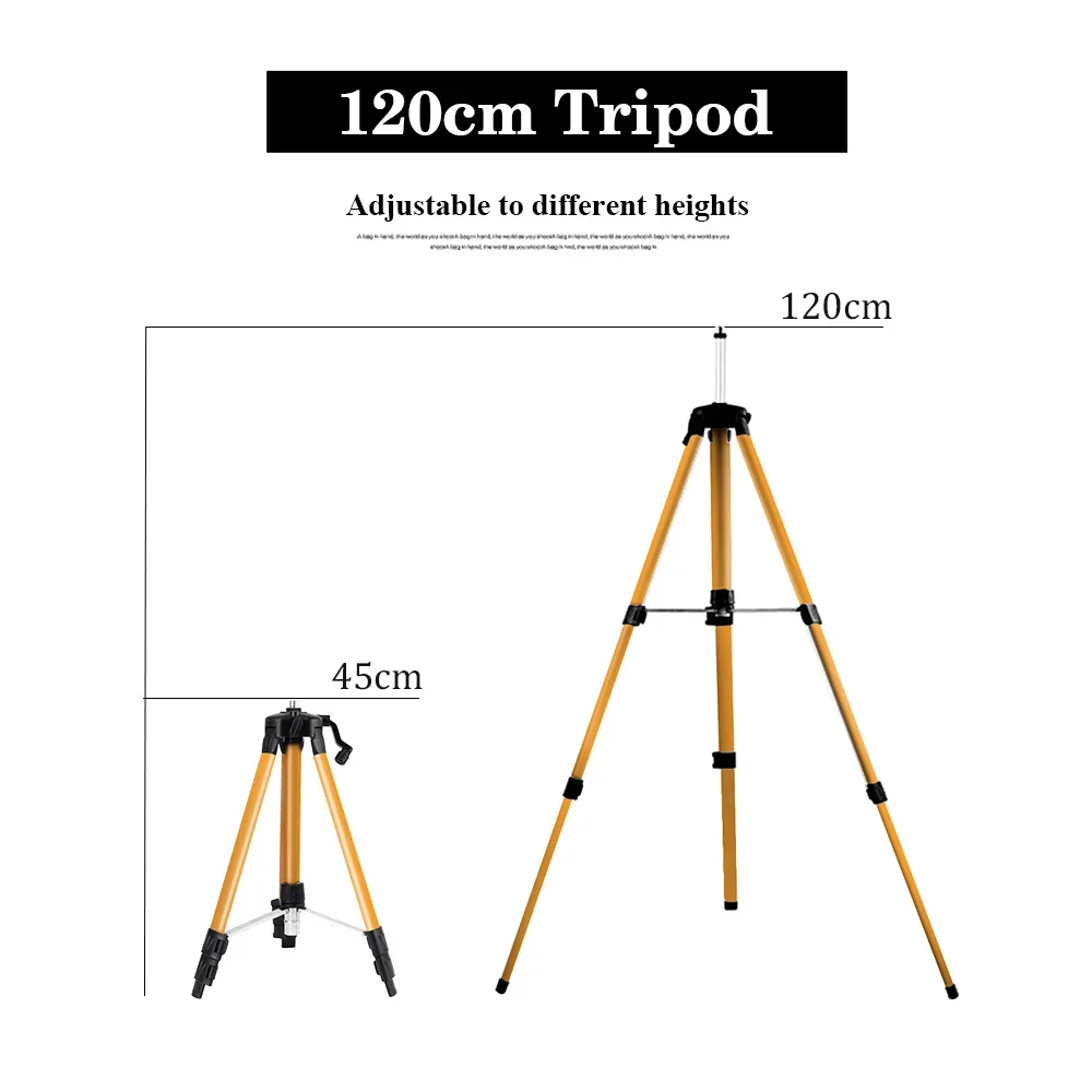 1.2/1.5M 레이저 레벨 삼각대 조절 가능한 높이  - Laser Level Tripod Stand 1.5M 리뷰 및 가격