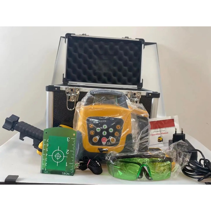 고정밀 로터리 레이저 레벨 360 자동 수평 조절 3D - Rotary Laser Level 500M Range 리뷰 및 가격