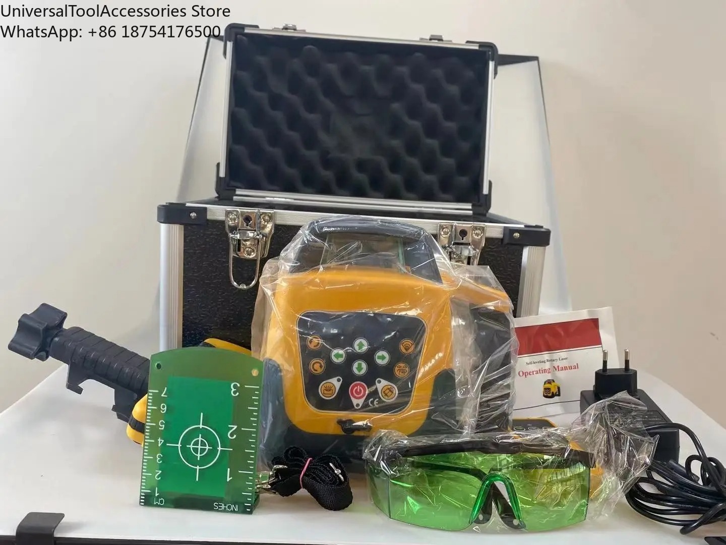 고정밀 자동 전자식 자체 수평 조절 360도 회전 레이 - Rotary Laser Level 500M Range 리뷰 및 가격