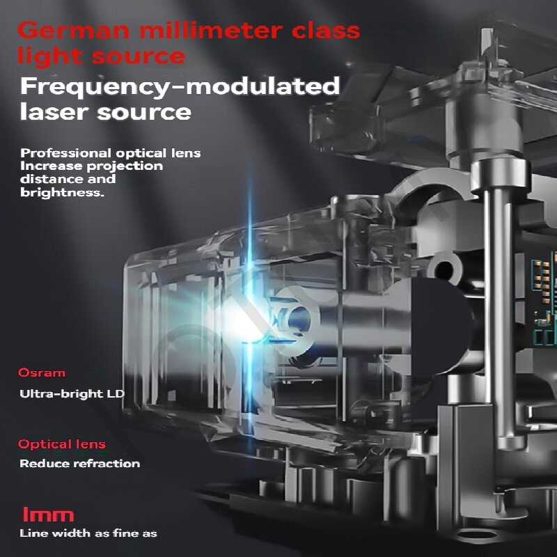 12라인 녹색 레이저 레벨 360 °   자동 수평 조 - Laser Level Outdoor Bright Green 리뷰 및 가격