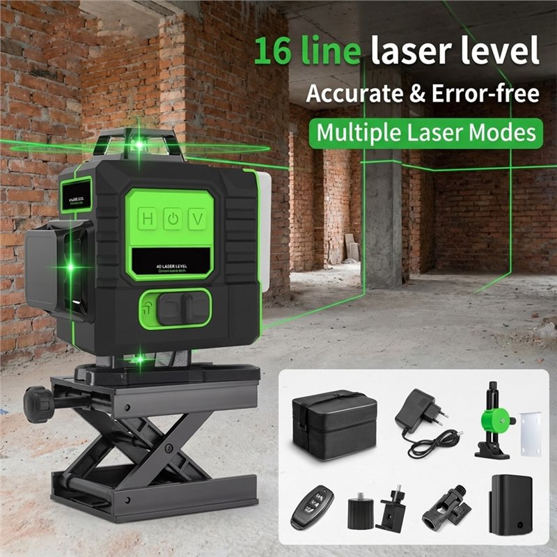 KYCOR-초고휘도 12라인 녹색 레이저 레벨 360  - Laser Level Outdoor Bright Green 리뷰 및 가격