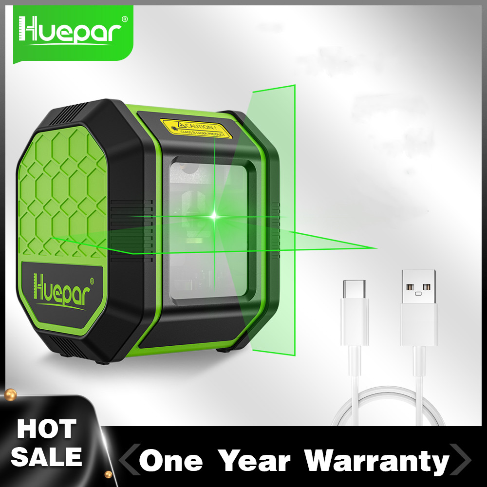 Huepar 녹색 빔 오스람 레이저 레벨 충전식 리튬  - Laser Level Rechargeable Usb 리뷰 및 가격