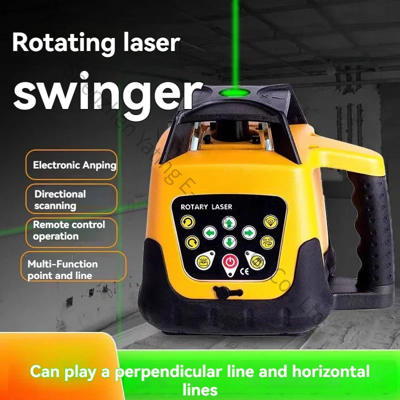 그린 빔 회전식 레이저 레벨 – 완전 자동 전자식 자동 - Rotary Laser Level 500M Range 리뷰 및 가격