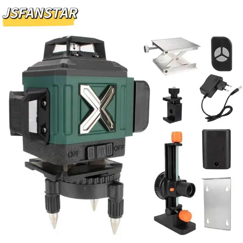 ATV4in1 배터리 구동 조절식 자동 회전 녹색 16 - Laser Level 4D 16 Line Green 리뷰 및 가격