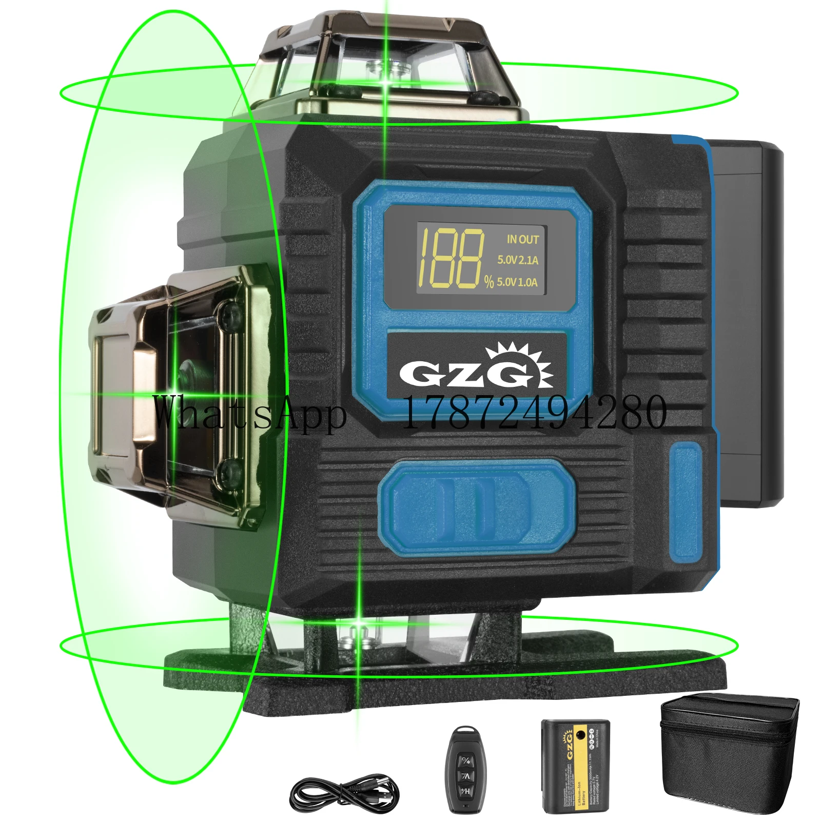 G16 4D 16라인 레이저 레벨, 노란색/검정색, 1 - Laser Level Rechargeable Usb 리뷰 및 가격