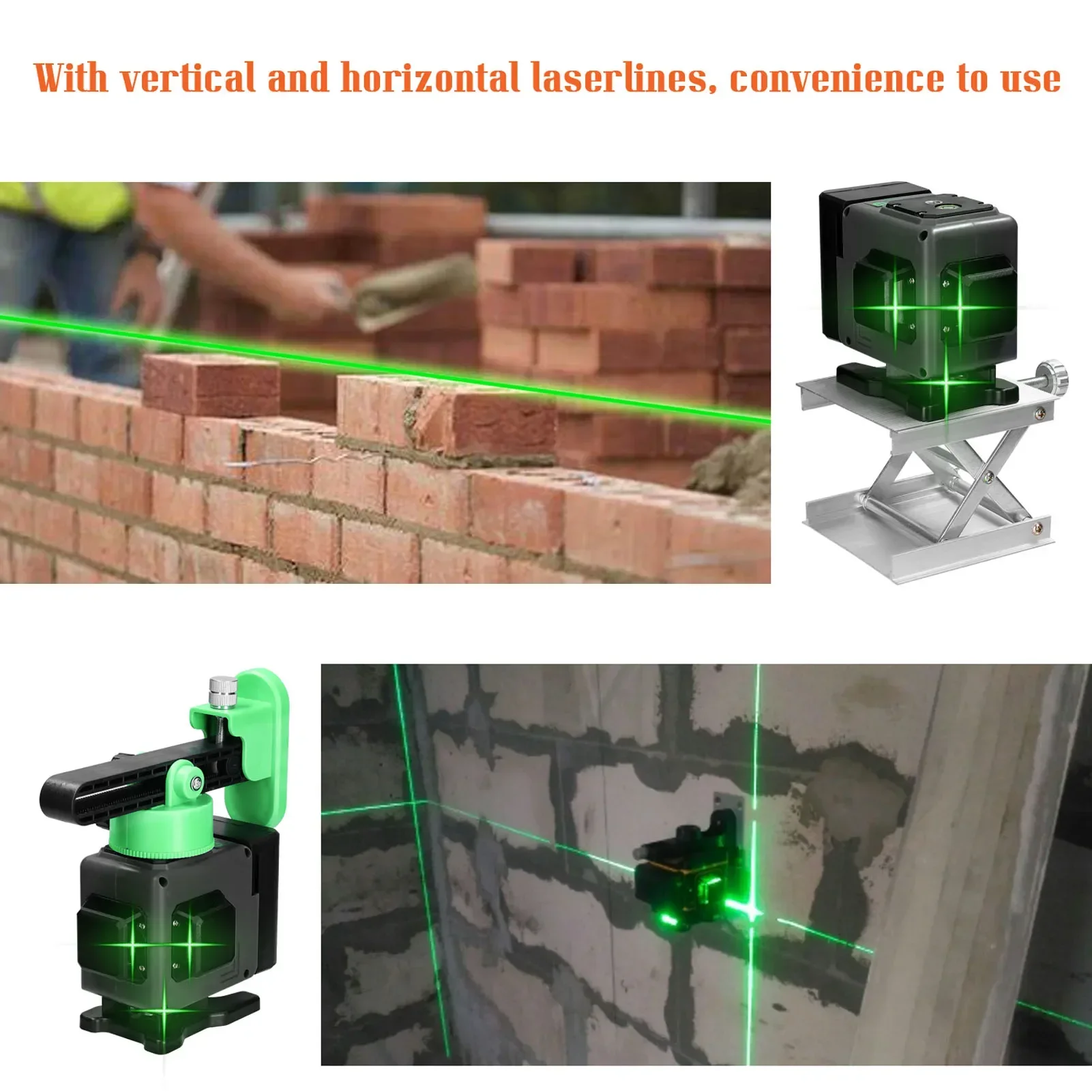 핫 세일 레이저 레벨 3 °   수평선과 수직선이 있는 - Laser Level Rechargeable Usb 리뷰 및 가격