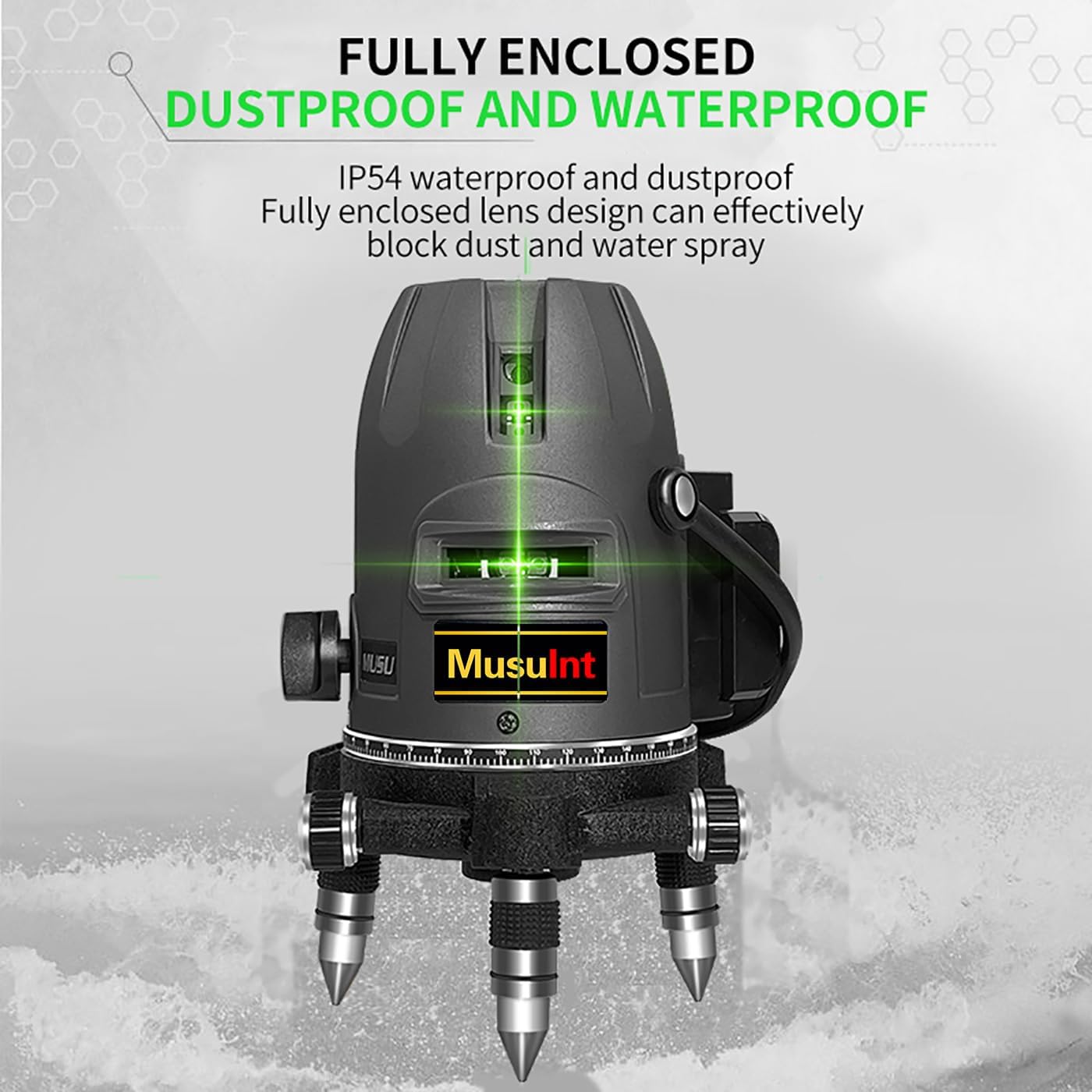 (야외용 초고휘도) 5라인 레이저 레벨 360도 자동  - Laser Level Outdoor Bright Green 리뷰 및 가격