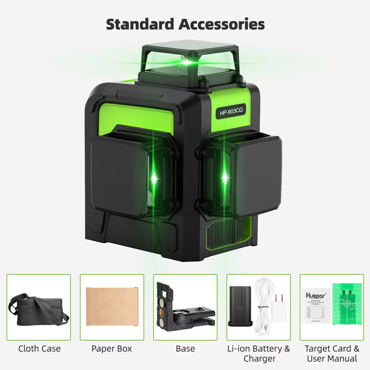 휴파 903CG 12라인 레이저 레벨 그린빔 자동 수평 - Line Laser Level Magnetic Bracket 리뷰 및 가격