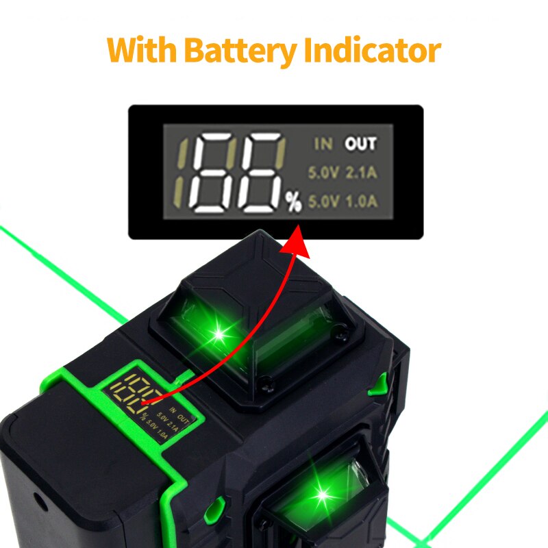 FEIDSIDE 16라인 그린 4D/3D 레이저 레벨  - Laser Level Outdoor Bright Green 리뷰 및 가격