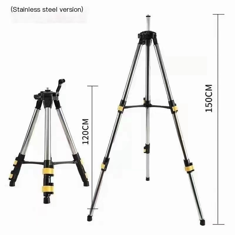 높이 조절 삼각대 스탠드, 스테인레스 스틸 익스텐션 바 - Laser Level Tripod Stand 1.5M 리뷰 및 가격