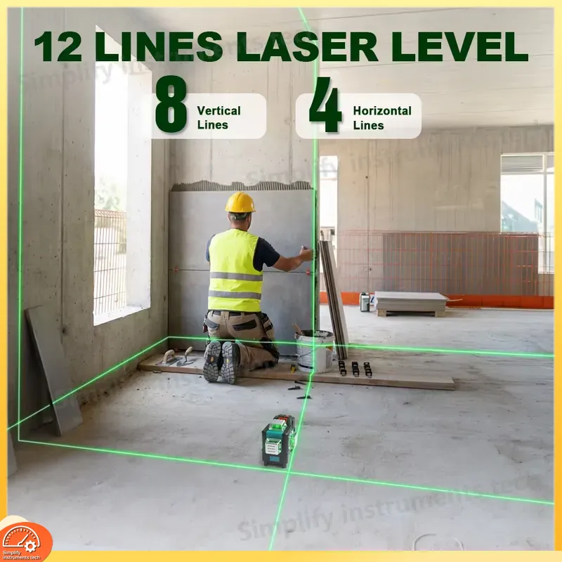 12라인 3D 자동 수평 레이저 레벨(360도) °   - Laser Level 3D Cross Line Self Leveling 리뷰 및 가격