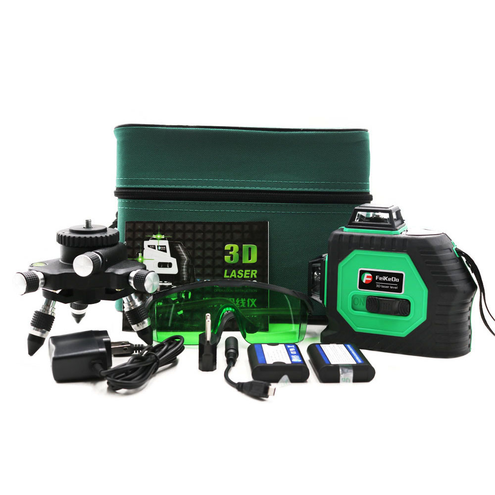 수직 및 수평 레이저 레벨 360, 셀프 레벨링 크로스 - Laser Level 3D Cross Line Self Leveling 리뷰 및 가격