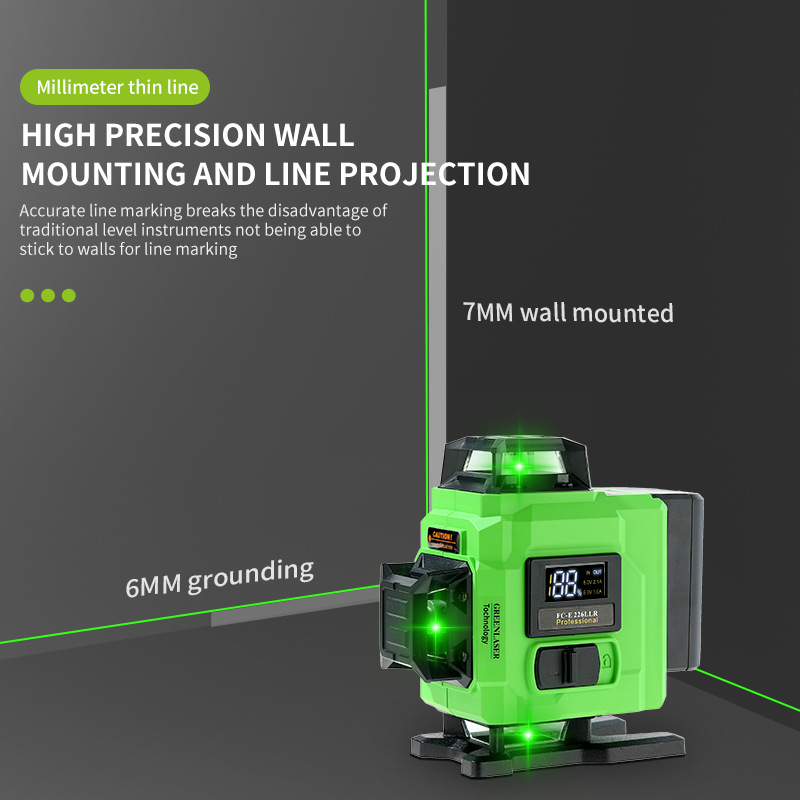 도매 그린 레이저 레벨 - 4D 16라인 디지털 디스플 - Laser Level Outdoor Bright Green 리뷰 및 가격