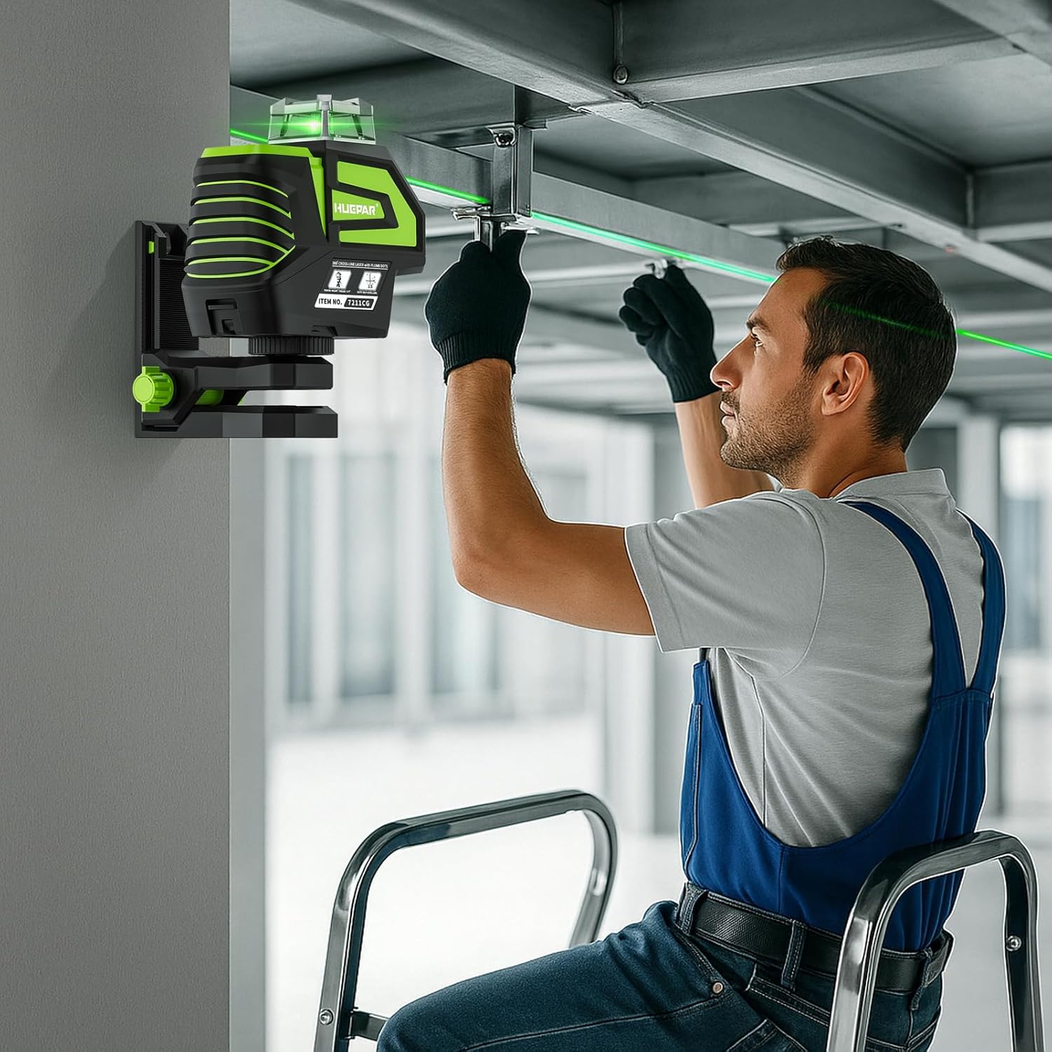 Huepar PV12 라인 및 포인트 레이저 레벨용 미 - Line Laser Level Magnetic Bracket 리뷰 및 가격