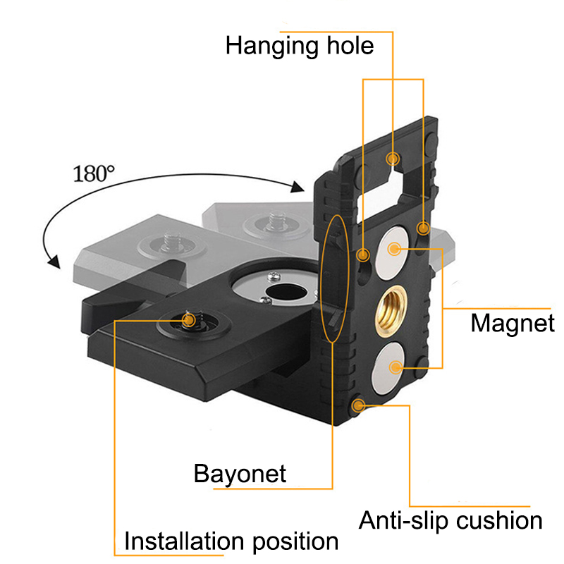 벽걸이형 레이저 레벨 브래킷, 적외선 레벨, 수평계 브 - Line Laser Level Magnetic Bracket 리뷰 및 가격