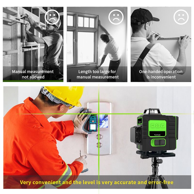AB66-울트라 브라이트 12라인 그린 레이저 레벨 3 - Laser Level Outdoor Bright Green 리뷰 및 가격