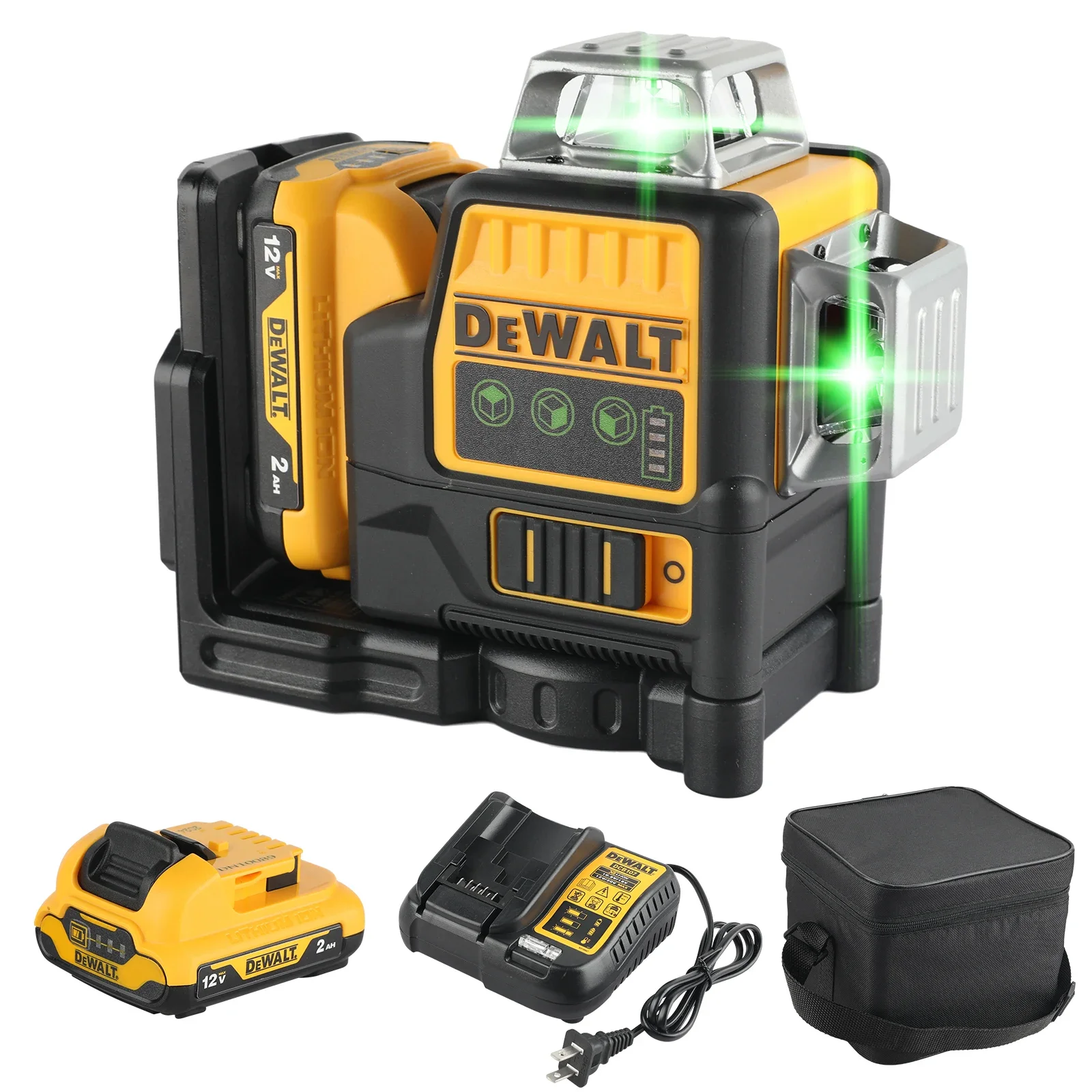 DEWALT DW089LG 무선 그린 라인 레이저, 3 - Line Laser Level Magnetic Bracket 리뷰 및 가격
