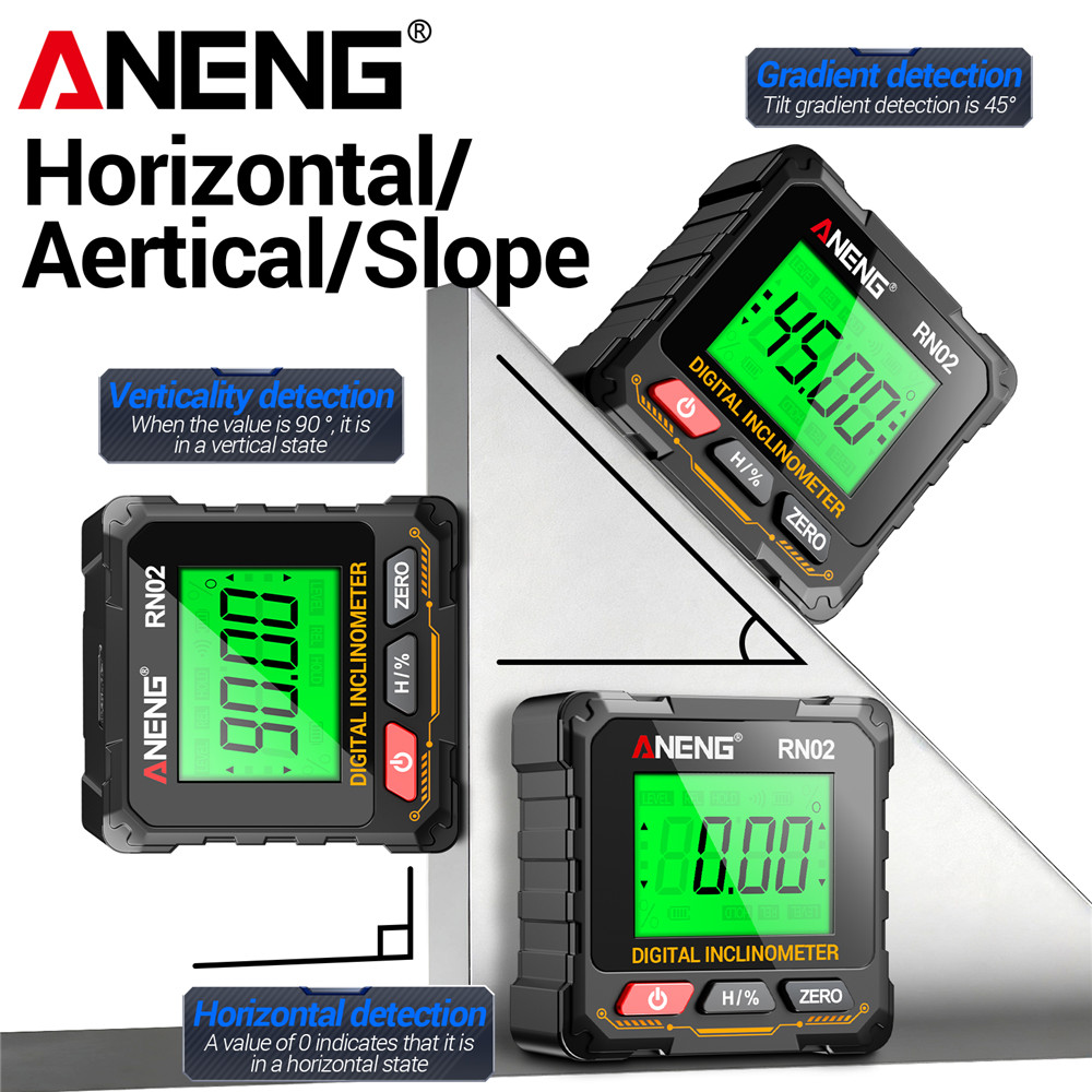 ANENG RN02 자석식 디지털 각도 측정기 USB  - Laser Level Rechargeable Usb 리뷰 및 가격